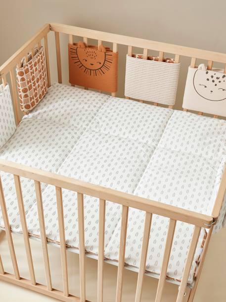 Floor Mat / Playpen Base Mat, Ethnic printed beige - vertbaudet enfant 