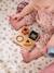 Throw in Cotton Gauze/Velour, Barn BEIGE LIGHT ALL OVER PRINTED - vertbaudet enfant 