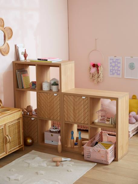 Door for Cubbyhole Unit, Chevron wood - vertbaudet enfant 