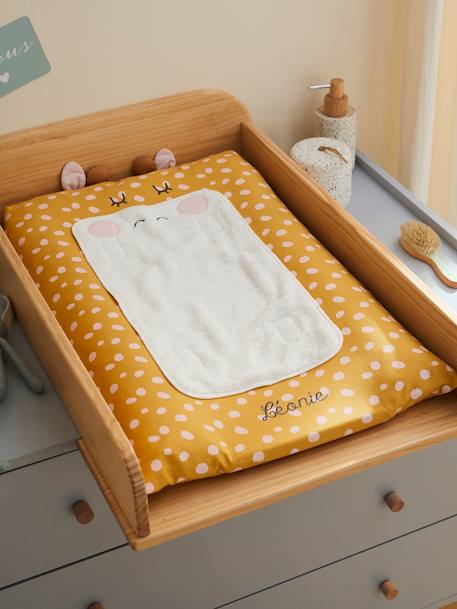 Cover for Changing Mattress, Giraffe Theme Yellow/Print - vertbaudet enfant 