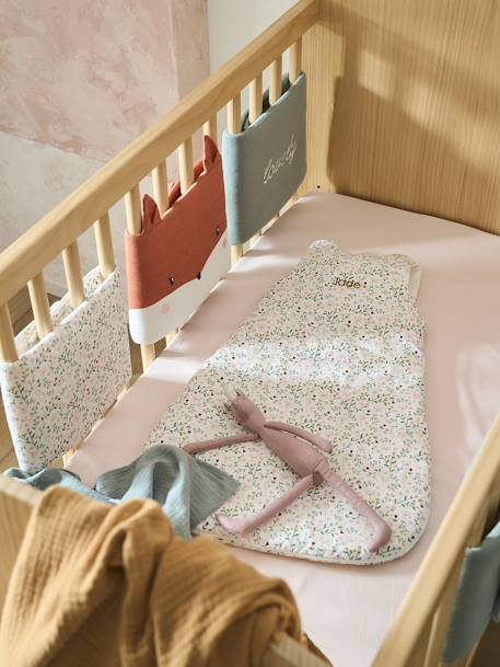 Cot Bumper/ Playpen Bumper, Little Flowers multicoloured - vertbaudet enfant 