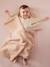 Plaid bi-matière LOVELY LÉO rose imprimé - vertbaudet enfant 