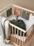 Full Cot Bumper, Green Forest White - vertbaudet enfant 