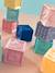 Set of 12 Smooth Cubes multicoloured - vertbaudet enfant 
