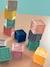 Set of 12 Smooth Cubes multicoloured - vertbaudet enfant 