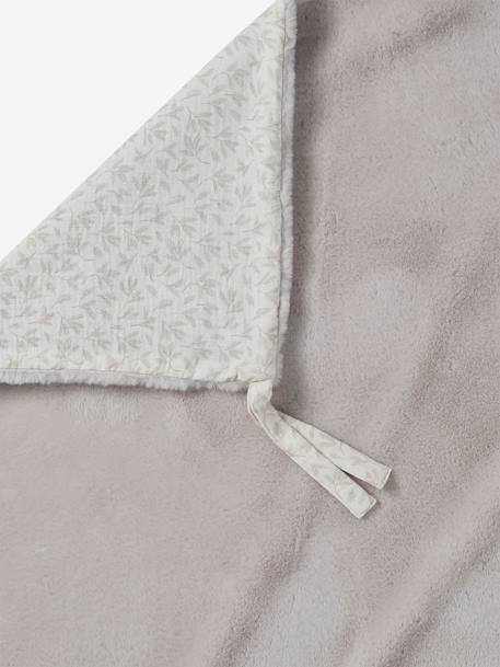 Reversible pram blanket HYGGE printed beige - vertbaudet enfant 