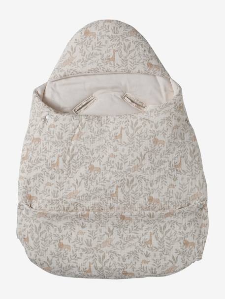 Transformable Baby Nest in Cotton Gauze cappuccino+ecru+printed beige+Sage+terracotta - vertbaudet enfant 