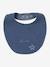 Lot 3 bavoirs naissance en gaze de coton lot bleu+lot rose - vertbaudet enfant 