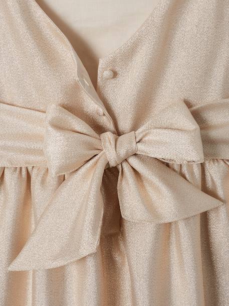 Robe de fête brillante fille or - vertbaudet enfant 
