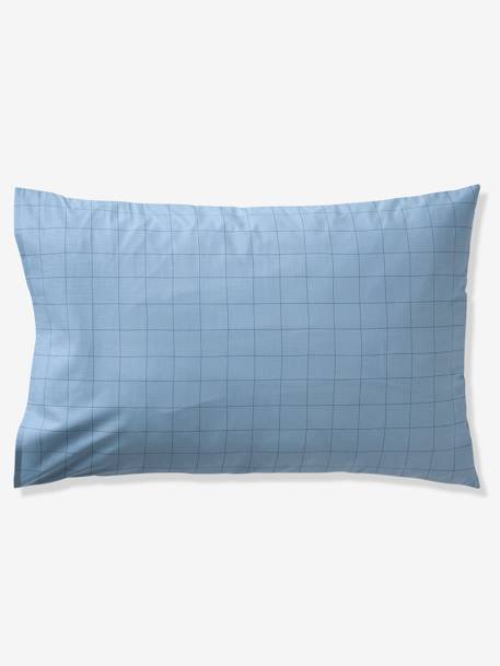 Duvet Cover + Pillowcase Set for Children, with Recycled Cotton Content, Planets printed blue - vertbaudet enfant 