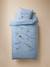 Duvet Cover + Pillowcase Set for Children, with Recycled Cotton Content, Planets printed blue - vertbaudet enfant 
