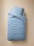 Duvet Cover + Pillowcase Set for Children, with Recycled Cotton Content, Planets printed blue - vertbaudet enfant 