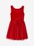Robe Noël fille en velours et tulle brillant rouge+vert émeraude - vertbaudet enfant 