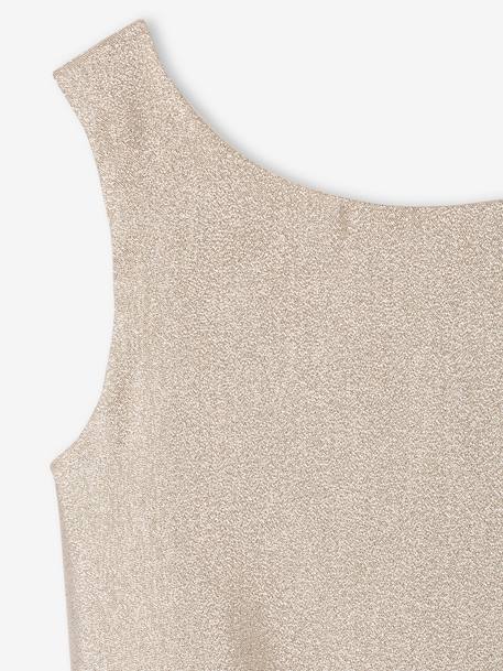 Robe de fête brillante fille or - vertbaudet enfant 