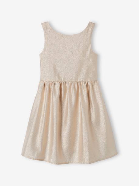 Robe de fête brillante fille or - vertbaudet enfant 