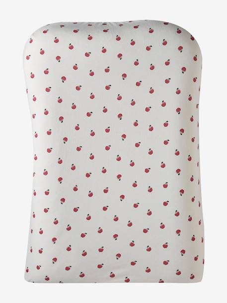 Lot de 3 housses matelas à langer bleu grisé+lot rose - vertbaudet enfant 