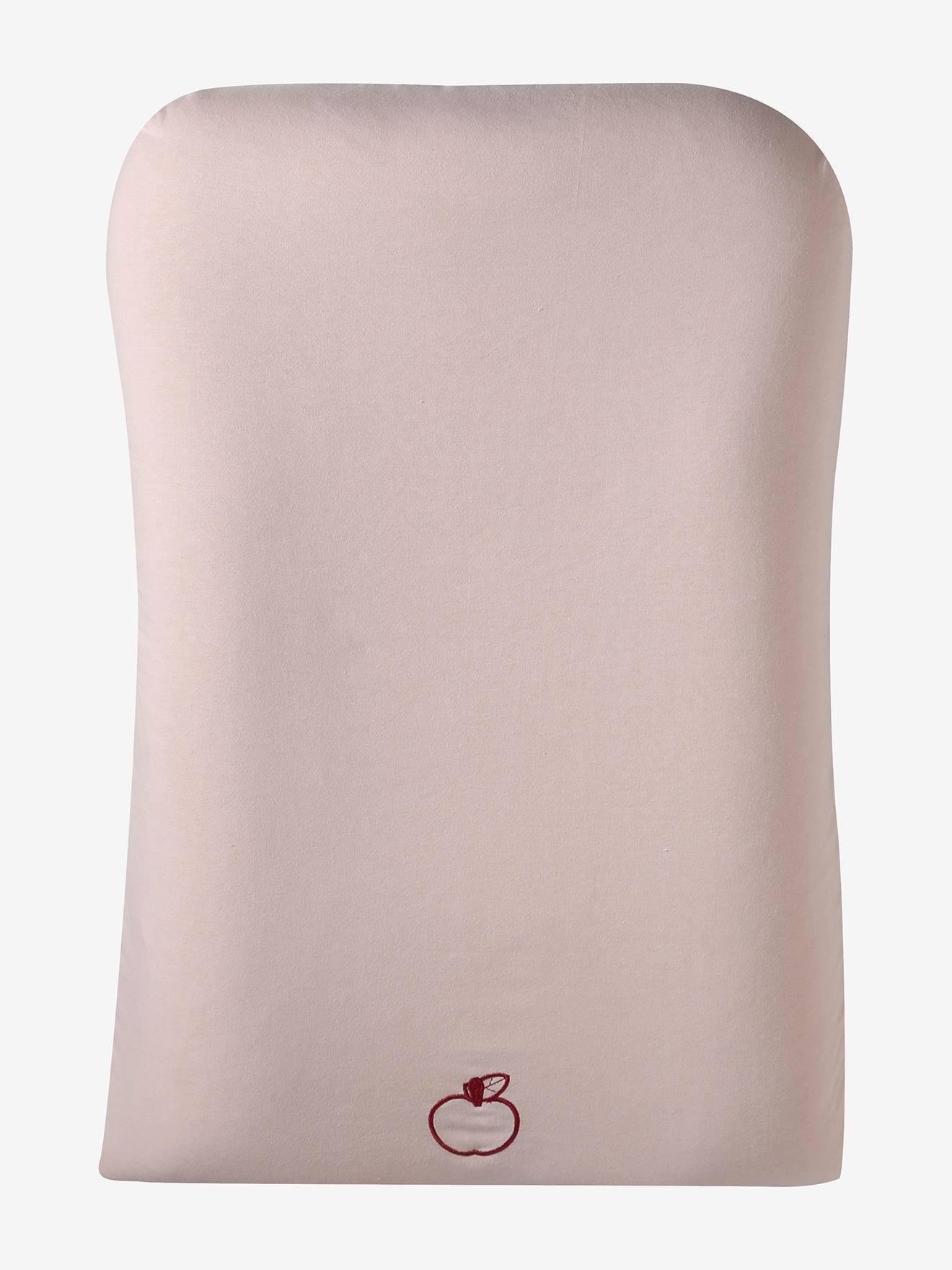 Housses De Matelas à Langer - Lot De 2 - Taille Standard (82x41 Cm) - Coton Doux - Élastique 360° - Abricot Rose - 4