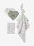 4-piece baby gift set: 2 bibs + 1 muslin cloth + 1 health book cover multicoloured+set pink - vertbaudet enfant 