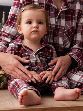 -Pyjama Noël bébé à carreaux capsule famille