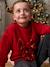 Sweat fille Noël noeud en sequins anthracite+rouge - vertbaudet enfant 