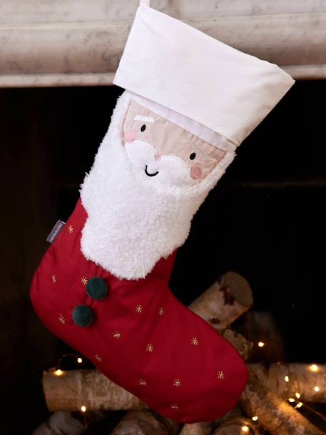 Chaussette Noël personnalisable Père Noël rouge - vertbaudet enfant 