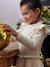Robe Noël bi-matière jupon en tulle fille écru - vertbaudet enfant 