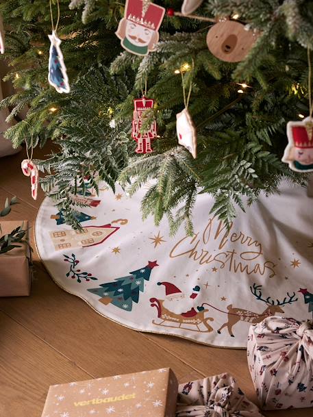 Tapis de sapin Casse-Noisette blanc - vertbaudet enfant 
