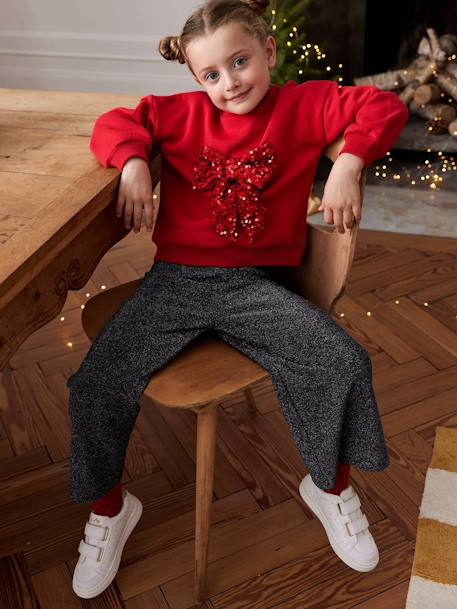 Legging large fille anthracite - vertbaudet enfant 