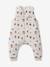 Combinaison PETIT ELEPHANT, manches longues amovibles blanc imprimé - vertbaudet enfant 