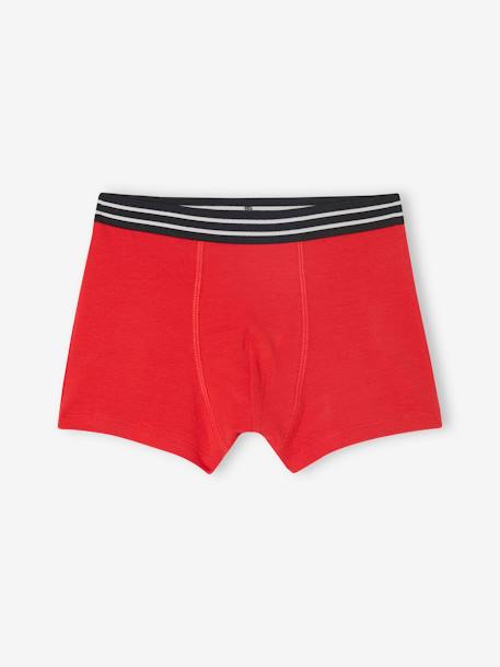 Lot 5 boxers Sailor garçon rouge - vertbaudet enfant 