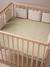 Reversible cot bumper BABYLON printed beige - vertbaudet enfant 