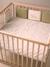 Reversible cot bumper BABYLON printed beige - vertbaudet enfant 