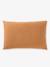Plain Duvet Cover + Pillowcase Set in Organic Cotton* Gauze for Babies ochre+sage green+vanilla - vertbaudet enfant 