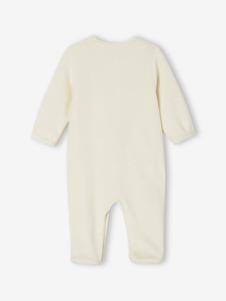 Pack of 2 velvet sleepsuits yellow - vertbaudet enfant 