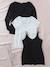 Maternity & Nursing Special 3-Piece Set: Tops + Cami black - vertbaudet enfant 