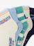 Lot de 5 paires de chaussettes 'US skate' garçon bleu ciel - vertbaudet enfant 
