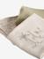 Pack of 3 cotton muslin squares BABYLON printed beige - vertbaudet enfant 