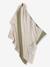 Pack of 3 cotton muslin squares BABYLON printed beige - vertbaudet enfant 
