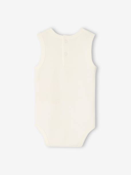 5 pack of sleeveless baby bodysuits sage green - vertbaudet enfant 