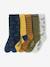 Lot de 5 paires de chaussettes dinosaures garçon vert d'eau - vertbaudet enfant 