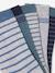 Lot de 5 paires de chaussettes rayées garçon BASICS gris chiné - vertbaudet enfant 