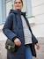 Adaptive Padded Coat, for Maternity & Babywearing by ENVIE DE FRAISE navy blue - vertbaudet enfant 