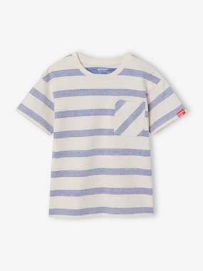 T-shirt garçon épais effet gauffré - vertbaudet enfant Garçon-T-shirt, polo, sous-pull-T-shirt-T-shirt garçon épais effet gauffré