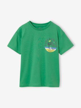 T-Shirt motif poitrine garçon - vertbaudet enfant Garçon-T-Shirt motif poitrine garçon