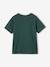 Boys' T-shirt with chest motif fir green+green - vertbaudet enfant 