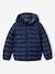 Doudoune garçon légère à capuche bleu moyen+marine+noir+noisette+noix de pécan+olive+rouge+vert émeraude - vertbaudet enfant 