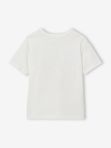 Graphic T-shirt for boys ecru - vertbaudet enfant 
