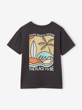 Boys-T-shirt with motif on front and back for boys 