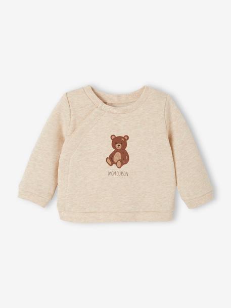 Bear sleepsuit set marl beige - vertbaudet enfant 