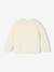 Gilet bébé naissance maille point mousse beige chiné+écru+marine - vertbaudet enfant 